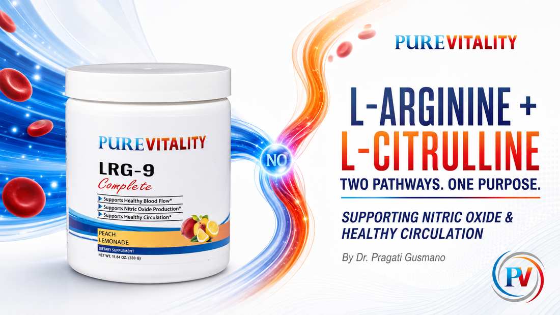 Circulation Support: L-Arginine and L-Citrulline